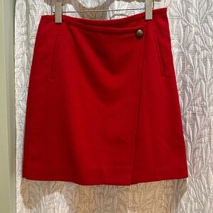 Woolen mini skirt